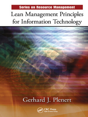 cover image of Lean Management Principles for Information Technology